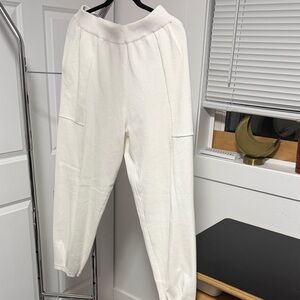 Stylish White Jogger Pants